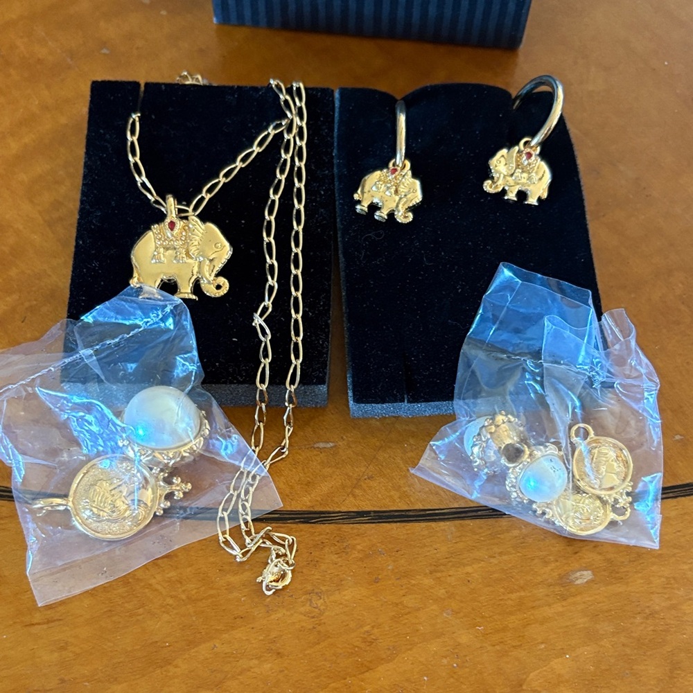 Avon Convertible Charm Pendant & Earring Gift Set NEW